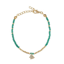 Butterfly Bead Bracelets in Gold Plated