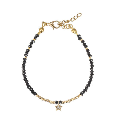 Star Bead Bracelets in Gold Plated