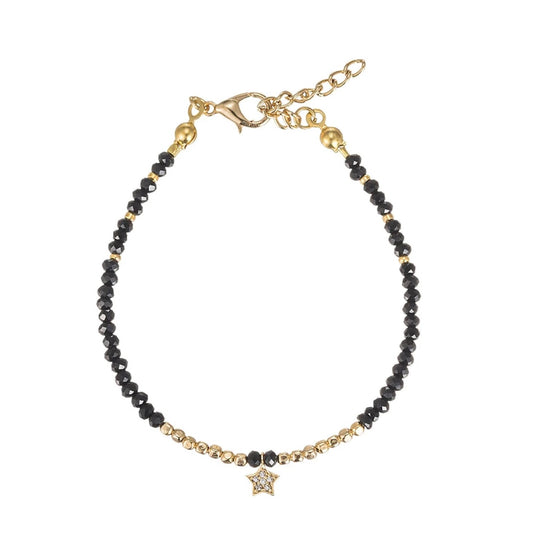 Star Bead Bracelets in Gold Plated