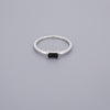 Black Cz Band Rings