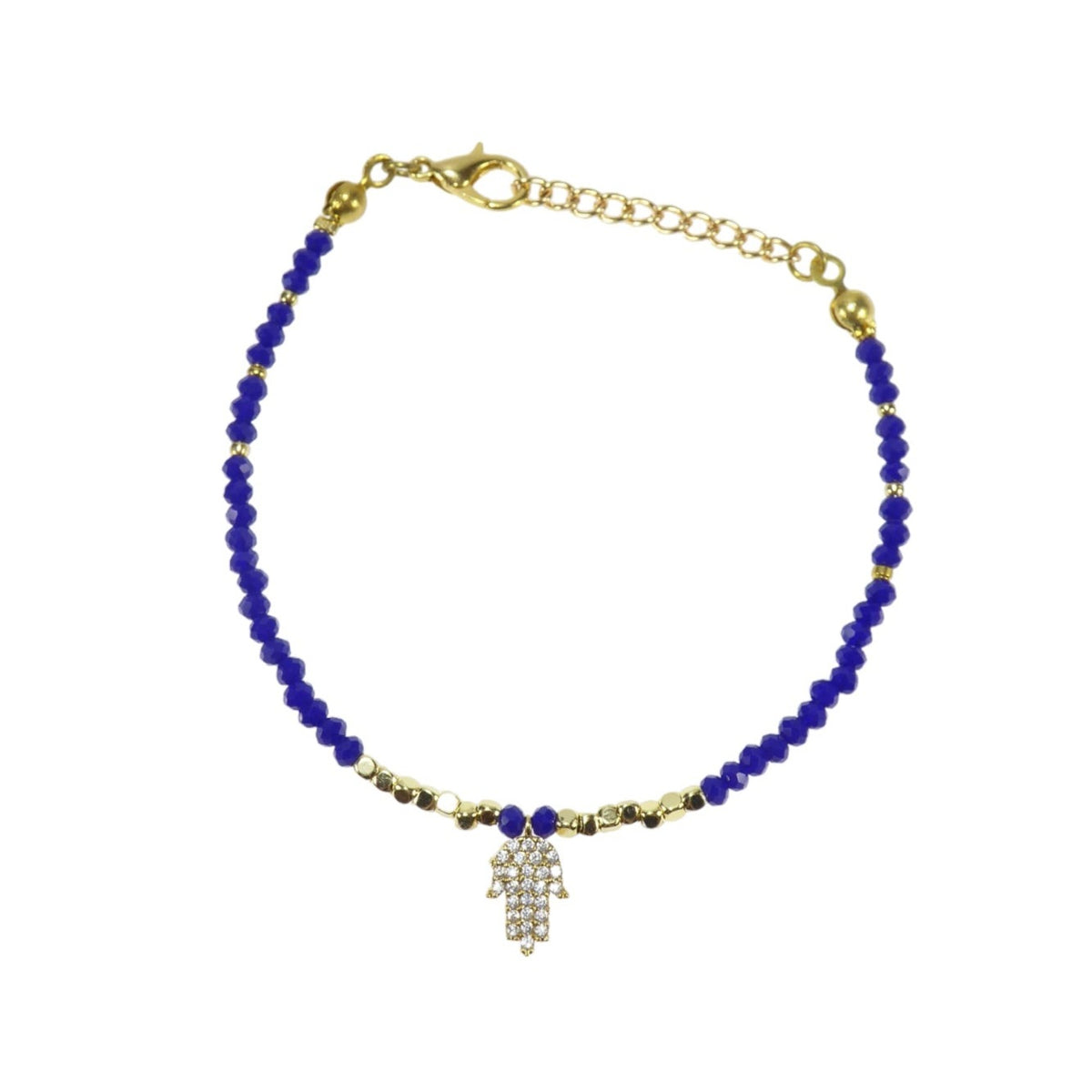 Hand Bead Bracelets in Gold Plated