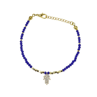 Hand Bead Bracelets in Gold Plated