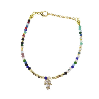 Hand Bead Bracelets in Gold Plated