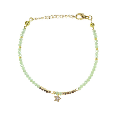 Star Bead Bracelets in Gold Plated