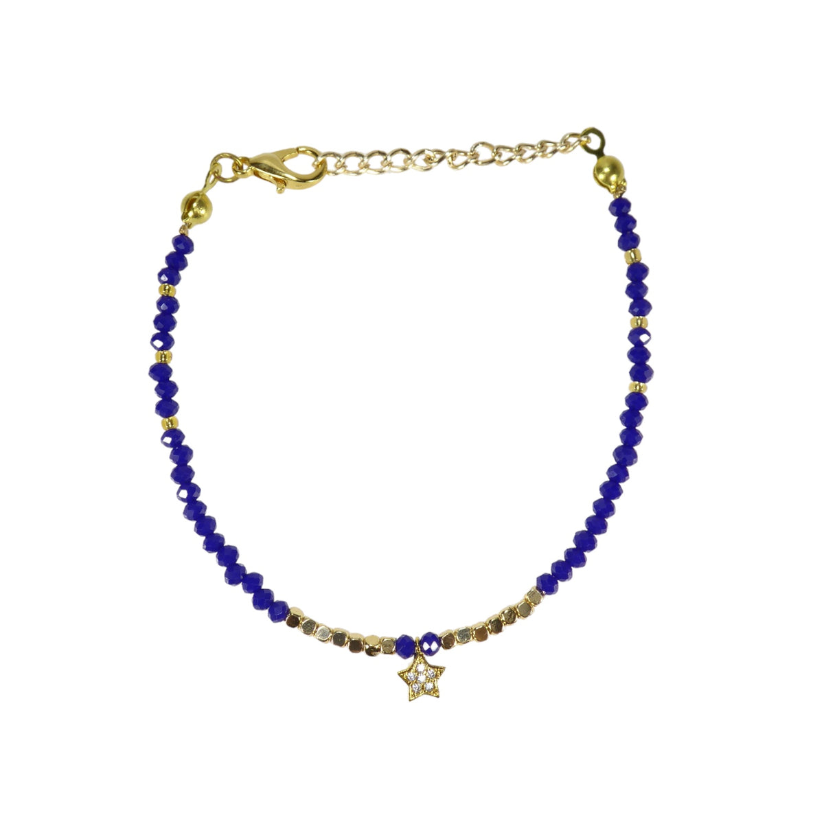 Star Bead Bracelets in Gold Plated