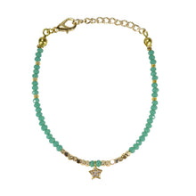 Star Bead Bracelets in Gold Plated