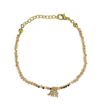 Elephant Bead Bracelets in Gold Plated