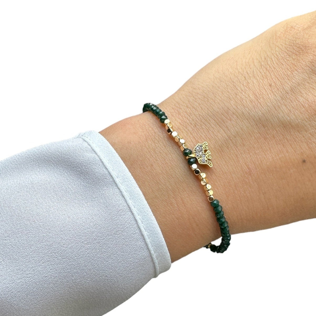 Elephant Bead Bracelets in Gold Plated