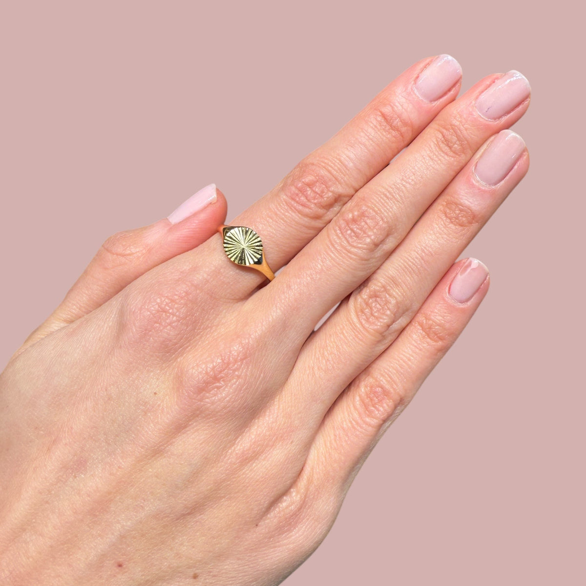Sun Signet Rings
