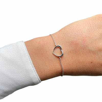 Plain Heart Bracelet