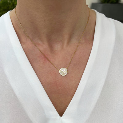 Disc Circle Necklaces