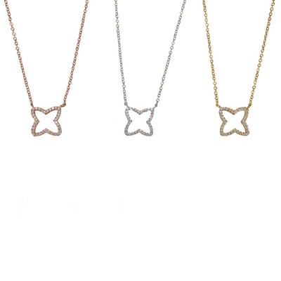 Sharp Clover Necklaces