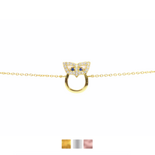 Owl Bracelet Cz