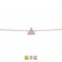 Triangle Bracelet Cz