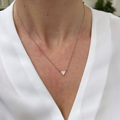 Triangle Necklaces Cz