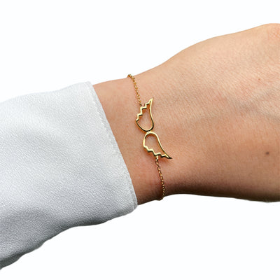 Plain Wing Bracelet