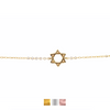 Plain Jewish Star of David Bracelet