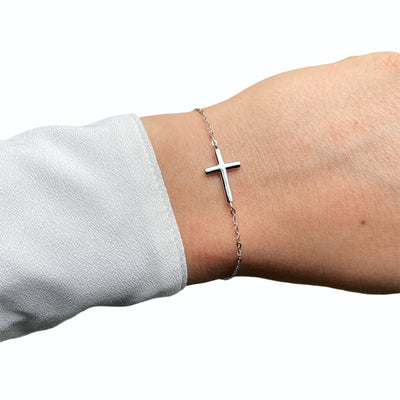 Plain Cross Bracelet