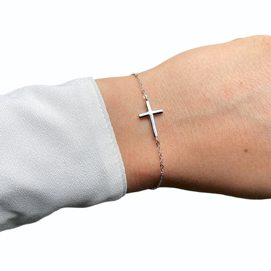 Plain Cross Bracelet