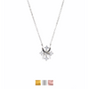 Four Diamonds Clover Necklaces