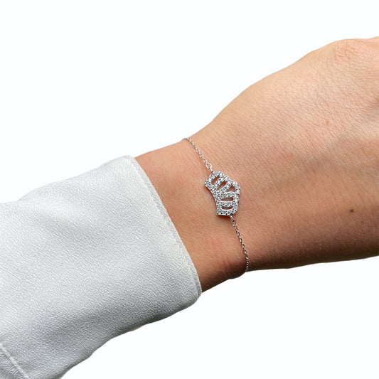 Crown Bracelet Cz