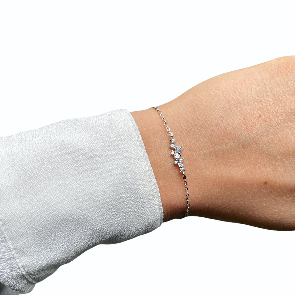 Cluster Bracelet CZ