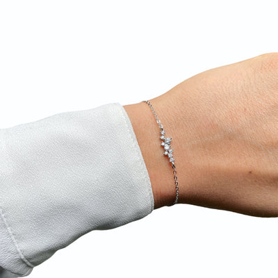 Cluster Bracelet CZ