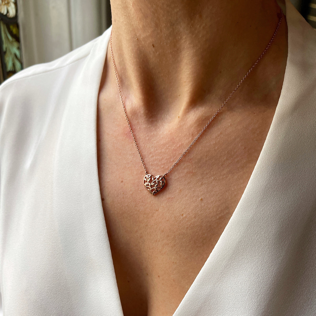 Heart & Leaf Necklaces