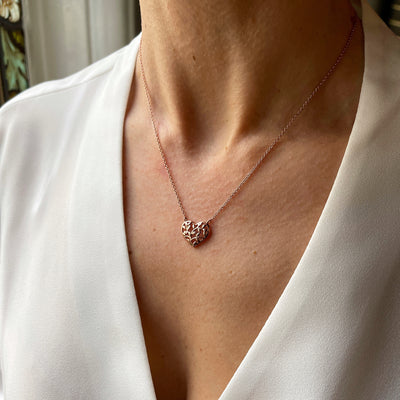 Heart & Leaf Necklaces