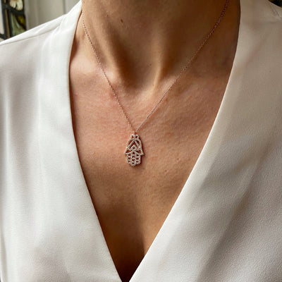Large Hand Necklaces