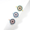 Turquoise Turkish Greek Evil Eye Rings