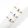 Enamel Blue Eye Rings