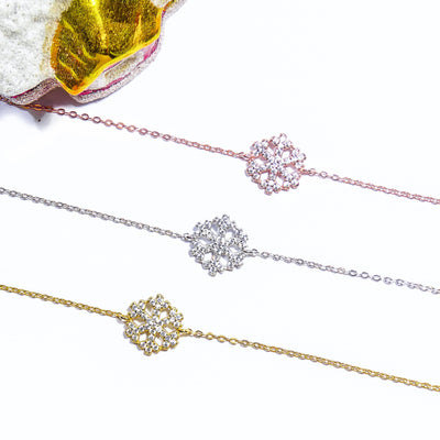 Snowflake Bracelet Cz