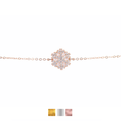 Snowflake Bracelet Cz