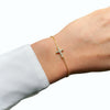 Cross Bracelet Cz