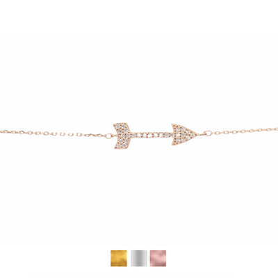 Arrow Bracelet Cz