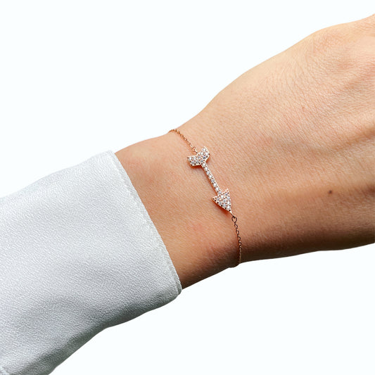 Arrow Bracelet Cz
