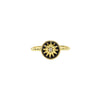 Enamel Star Signet Rings