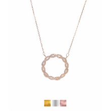 Screwed Circle Necklaces