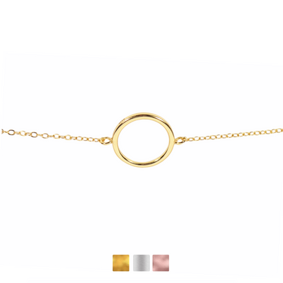 Plain Small Eternity Circle Bracelet
