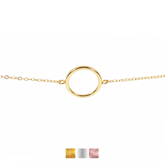 Plain Small Eternity Circle Bracelet