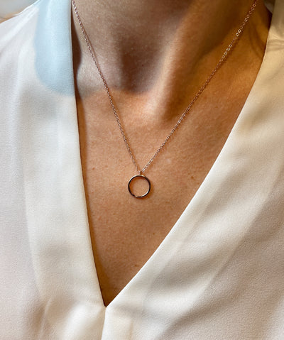 Small Eternity Circle Necklaces