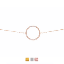 Large Halo Bracelet Cz
