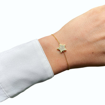 Star Bracelet Cz
