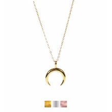 Horn Half Moon Necklaces