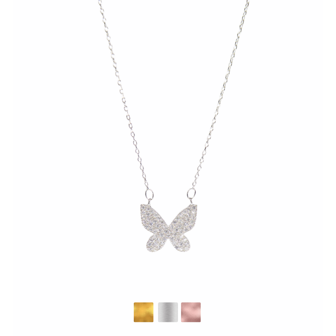 Large Butterfly Necklaces