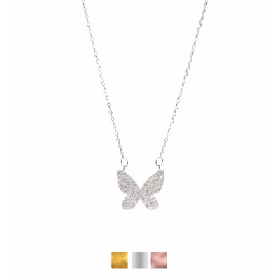Large Butterfly Necklaces