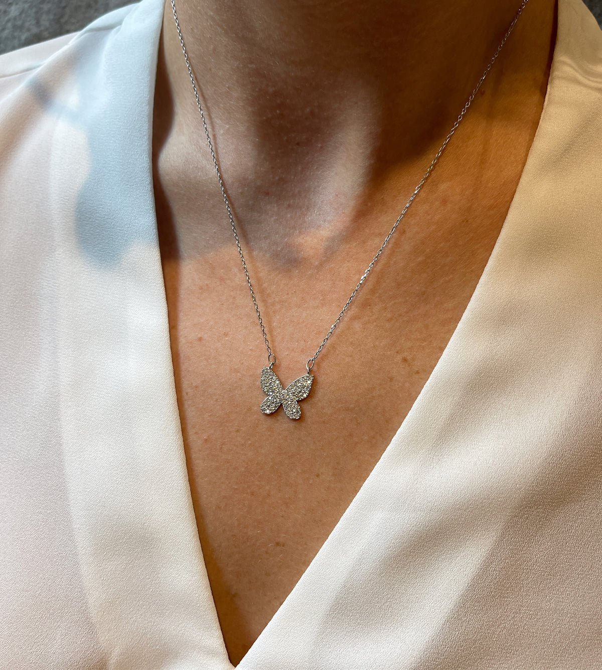 Large Butterfly Necklaces
