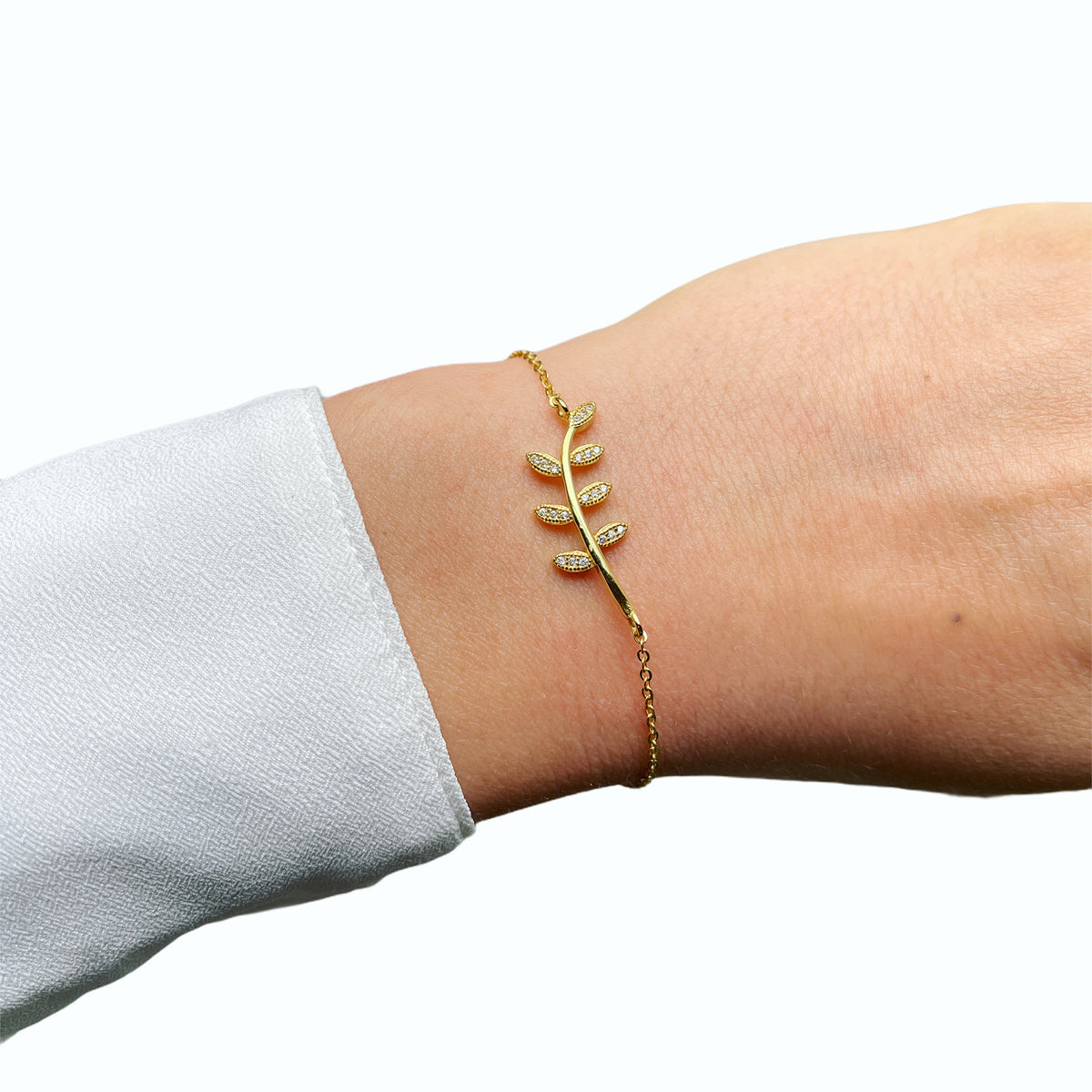 Leaf Bracelets Cz