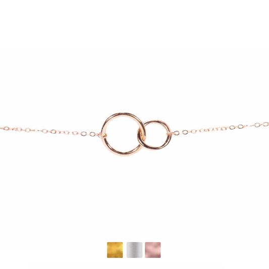Plain Double Eternity Circle Bracelet